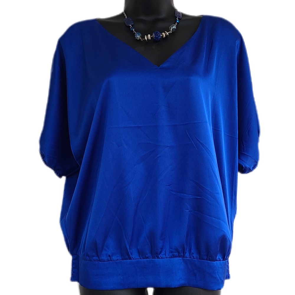 New with Tags EXPRESS Blue dressy/casual top